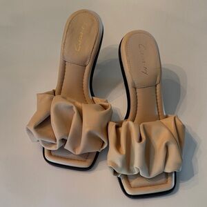 Circus by Sam Edelman Cream Ruffle Heels